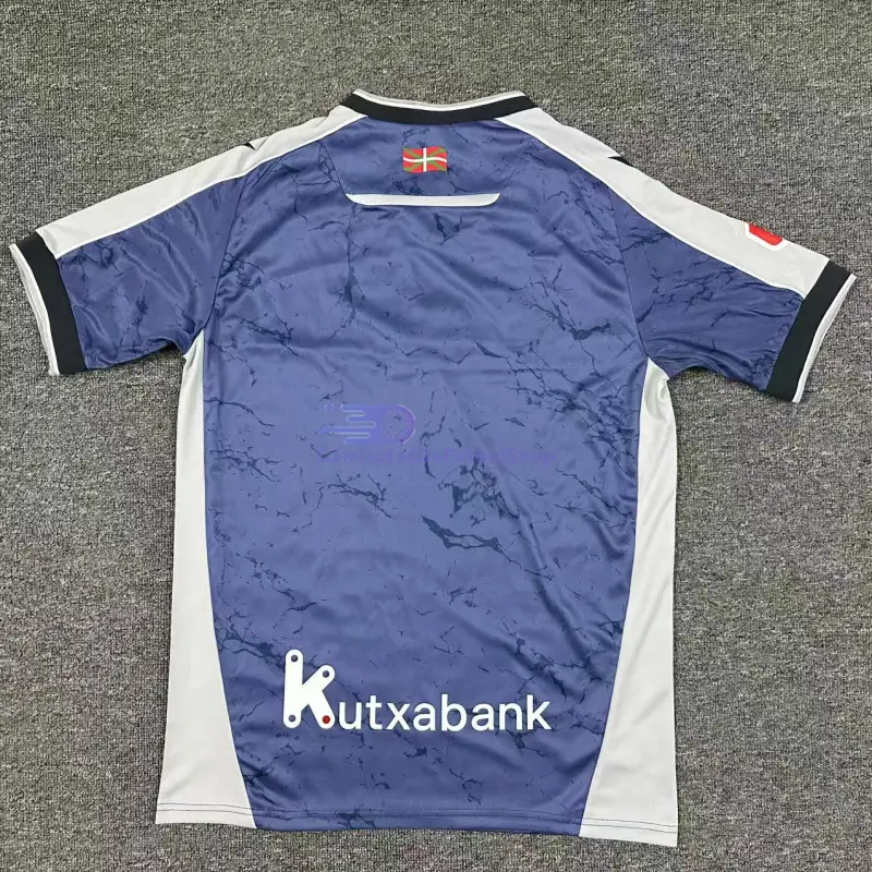 Camiseta Real Sociedad 2025/2026 2ª Equipación Azul Marino/Gris con Parche La Liga