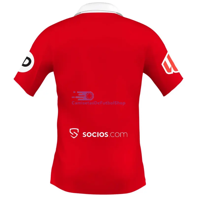 Camiseta Sevilla FC 2025/2026 2ª Equipación Rojo con Parche La Liga