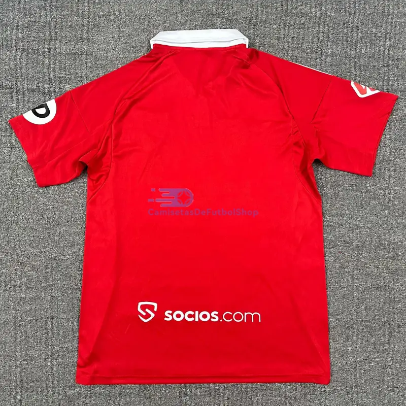 Camiseta Sevilla FC 2025/2026 2ª Equipación Rojo con Parche La Liga