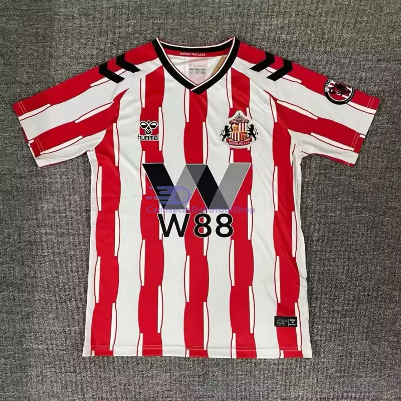 Camiseta Sunderland AFC 2025/2026 1ª Equipación Rojo/Blanco