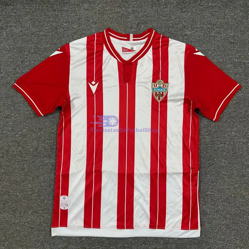 Camiseta UD Almería 2025/2026 1ª Equipación Rojo/Blanco