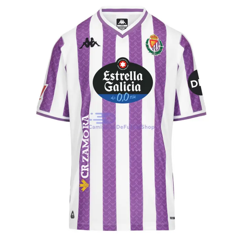 Camiseta Real Valladolid 2025/2026 1ª Equipación Morado/Blanco con Parche La Liga