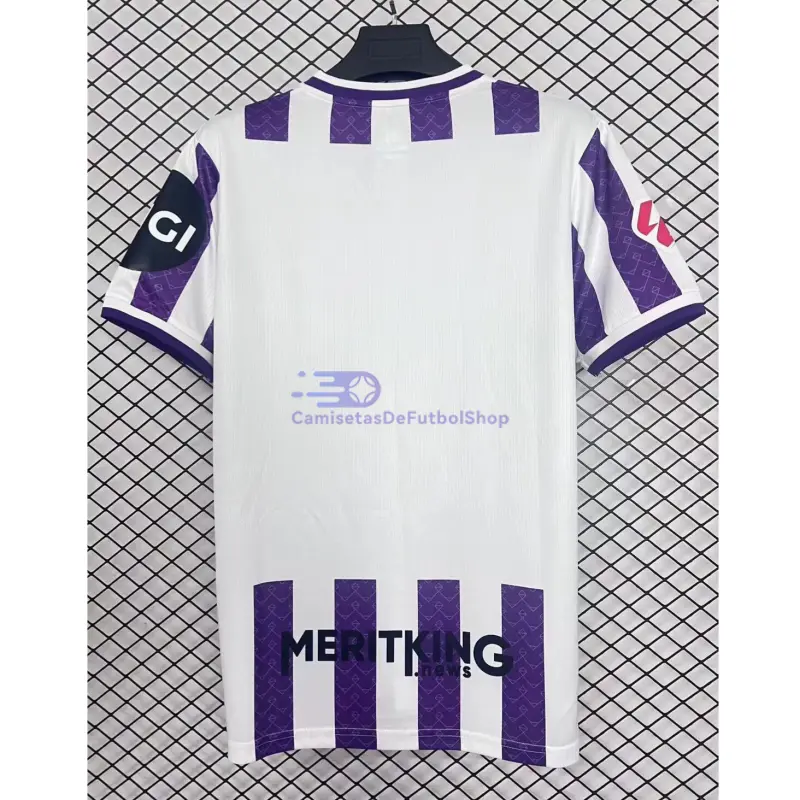 Camiseta Real Valladolid 2025/2026 1ª Equipación Morado/Blanco con Parche La Liga