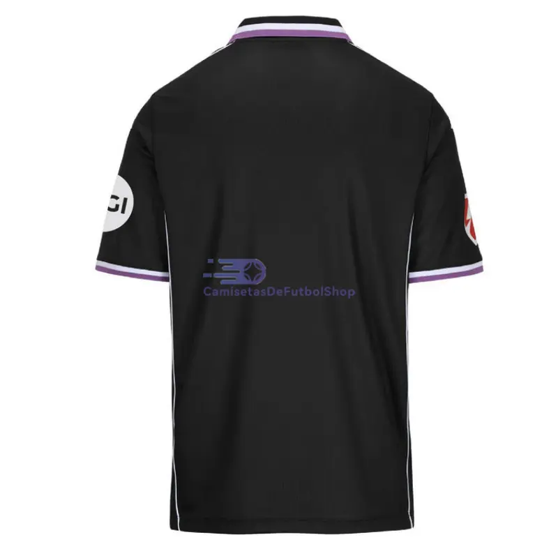 Camiseta Real Valladolid 2025/2026 2ª Equipación Morado/Negro con Parche La Liga