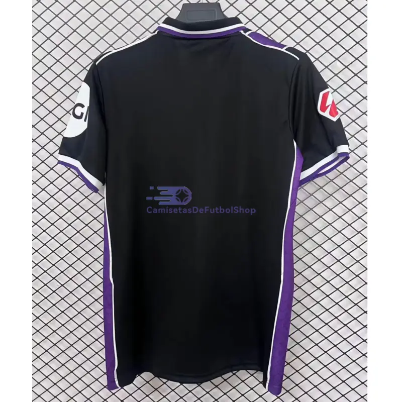 Camiseta Real Valladolid 2025/2026 2ª Equipación Morado/Negro con Parche La Liga