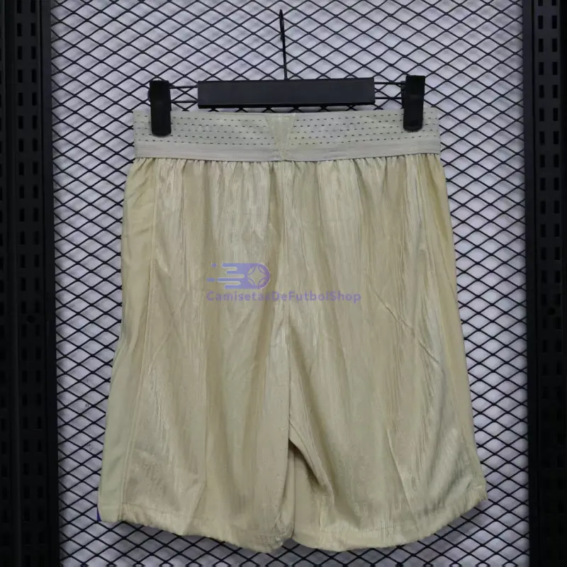 Pantalón Corto Barcelona 2025/2026 2ª Equipación Oro (EDICIÓN JUGADOR)