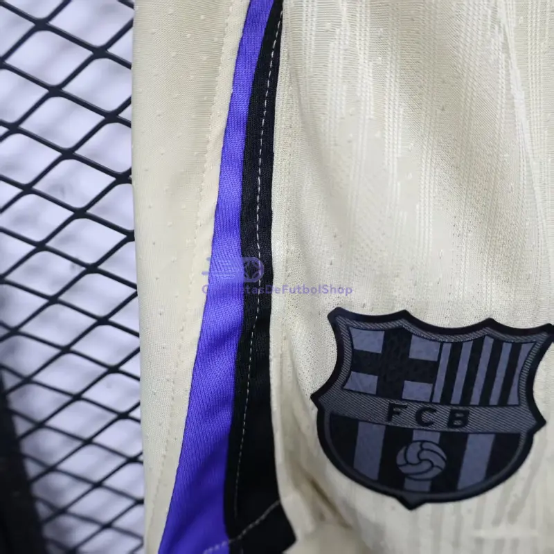 Pantalón Corto Barcelona 2025/2026 2ª Equipación Oro (EDICIÓN JUGADOR)