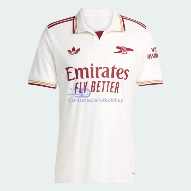 Camiseta Arsenal 2025/2026 3ª Equipación Blanco