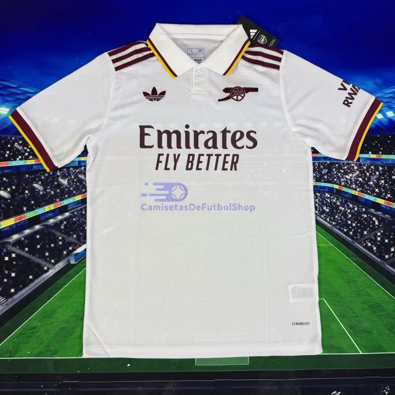 Camiseta Arsenal 2025/2026 3ª Equipación Blanco