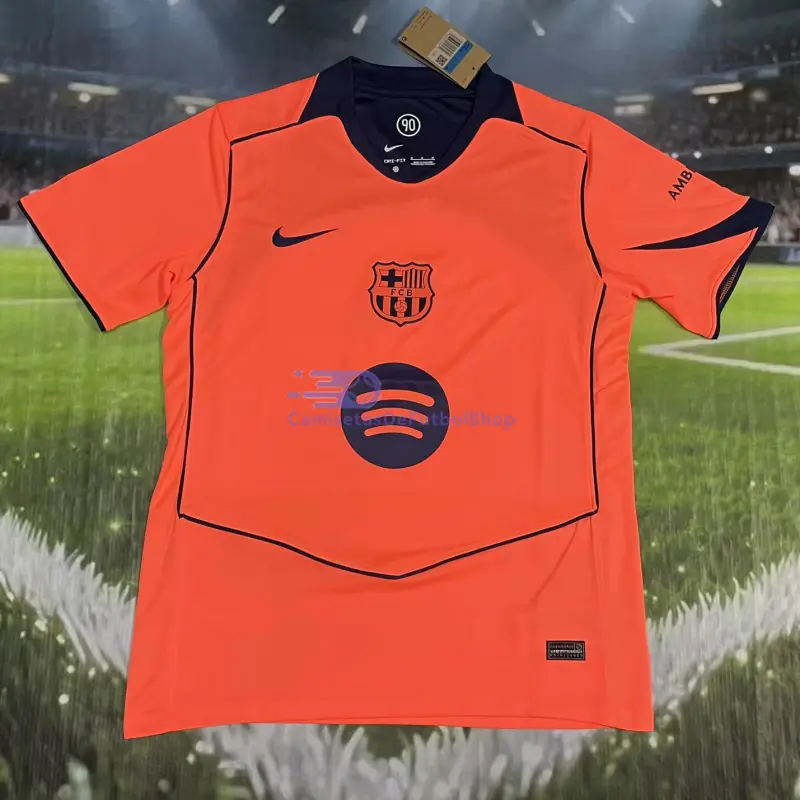 Camiseta Barcelona 2025/2026 3ª Equipación Naranja