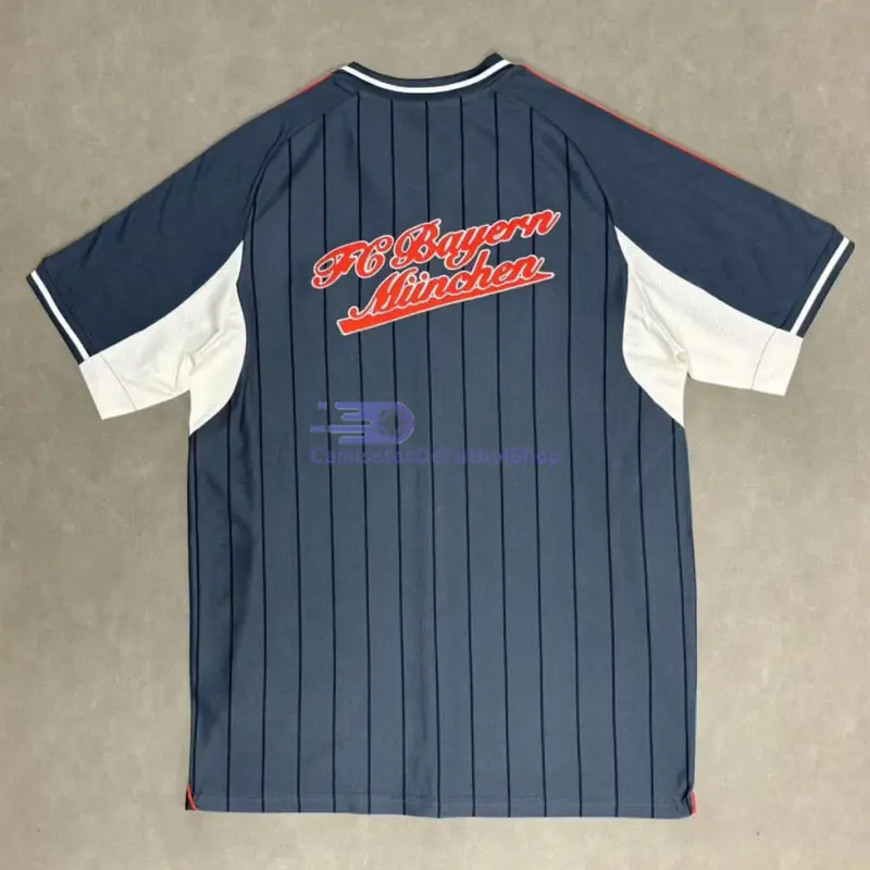 Camiseta Bayern Múnich 2025/2026 Baseball Shirt Gris