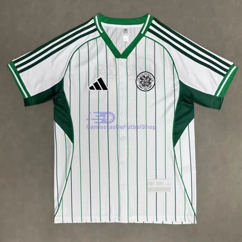 Camiseta Celtic 2025/2026 Baseball Shirt Blanco