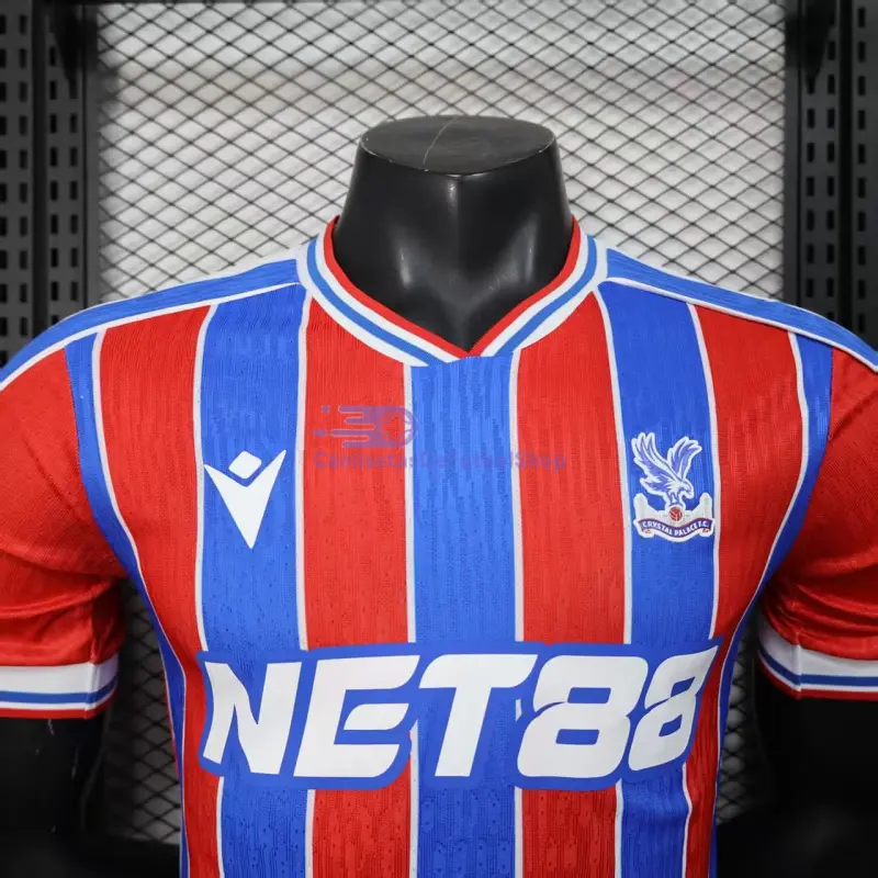 Camiseta Crystal Palace FC 2025/2026 1ª Equipación Rojo/Azul (EDICIÓN JUGADOR)