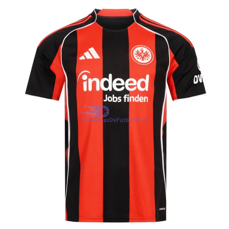 Camiseta Eintracht Fráncfort 2025/2026 1ª Equipación Rojo/Negro