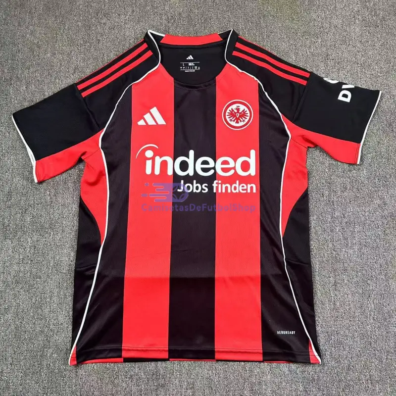 Camiseta Eintracht Fráncfort 2025/2026 1ª Equipación Rojo/Negro