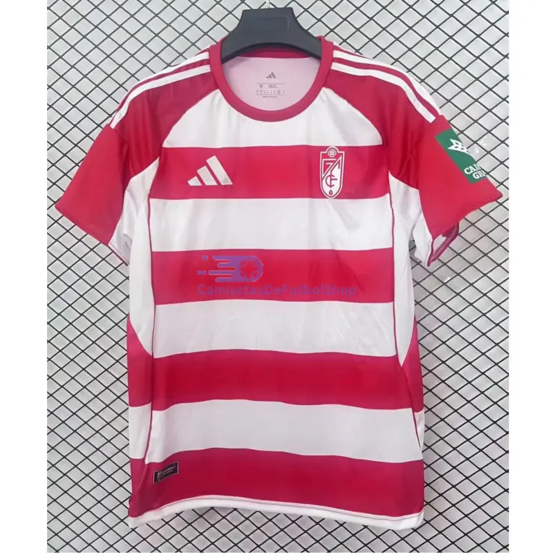 Camiseta Granada 2025/2026 1ª Equipación Rojo/Blanco