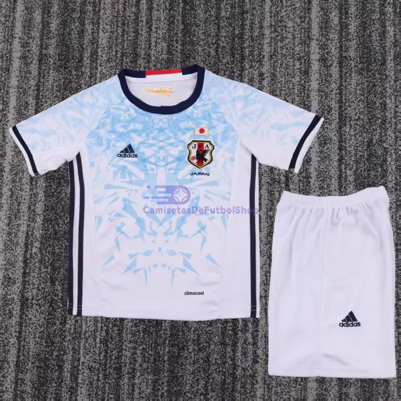 Camiseta Japón 2016/17 2ª Equipación Retro Blanco Niño Kit