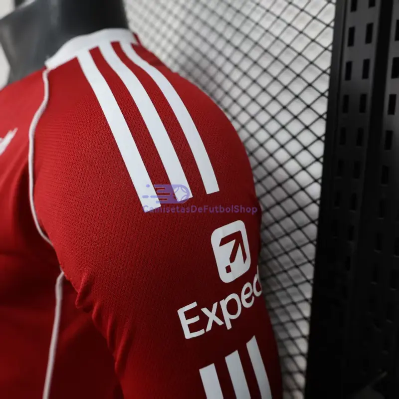 Camiseta Liverpool 2025/2026 1ª Equipación ML Rojo (EDICIÓN JUGADOR)