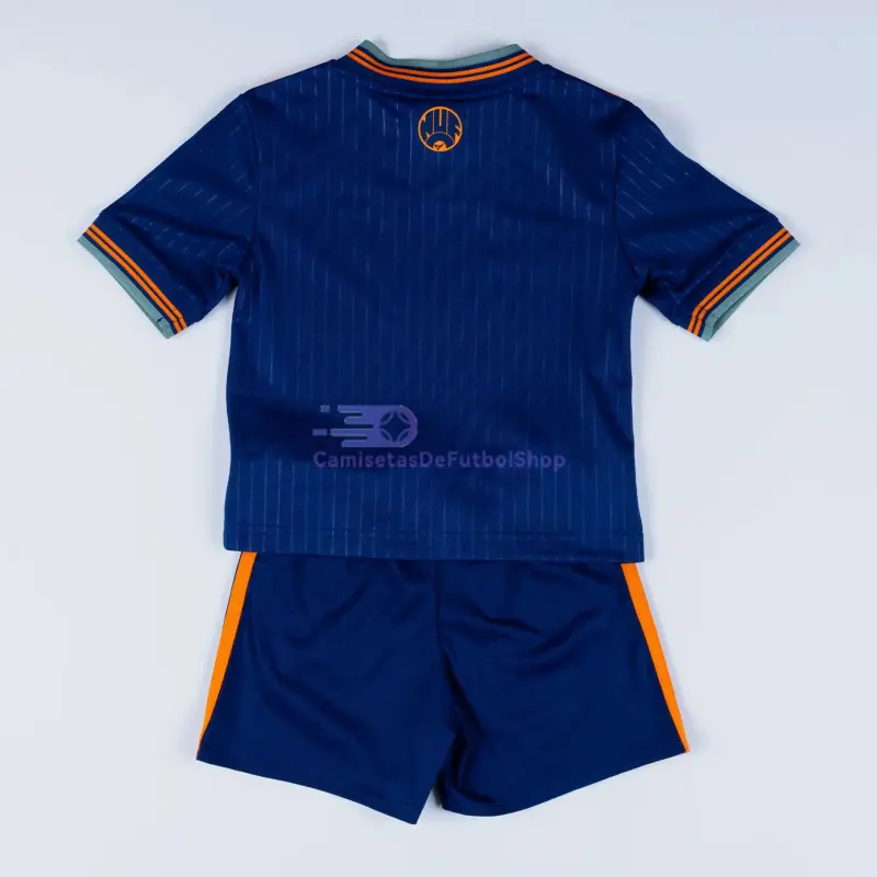 Camiseta Newcastle United 2025/2026 3ª Equipación Azul Niño Kit