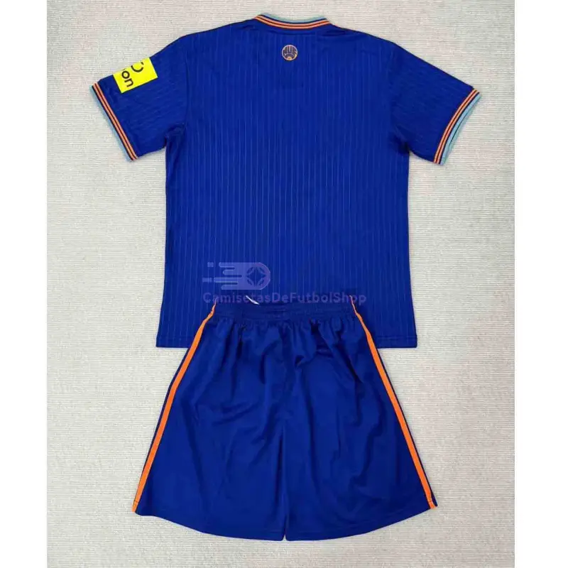 Camiseta Newcastle United 2025/2026 3ª Equipación Azul Niño Kit
