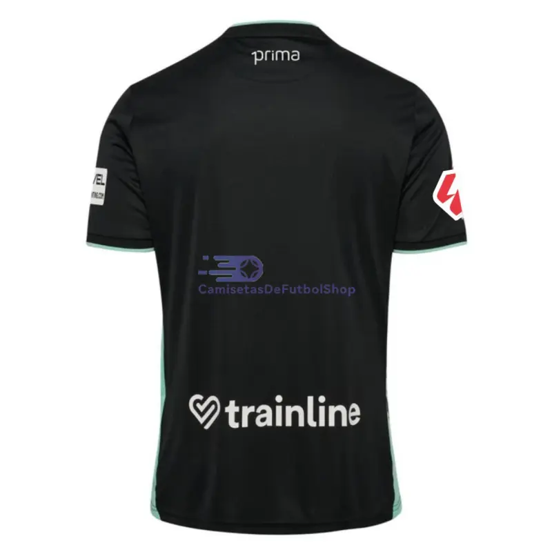 Camiseta Real Betis 2025/2026 3ª Equipación Negro con Parche La Liga