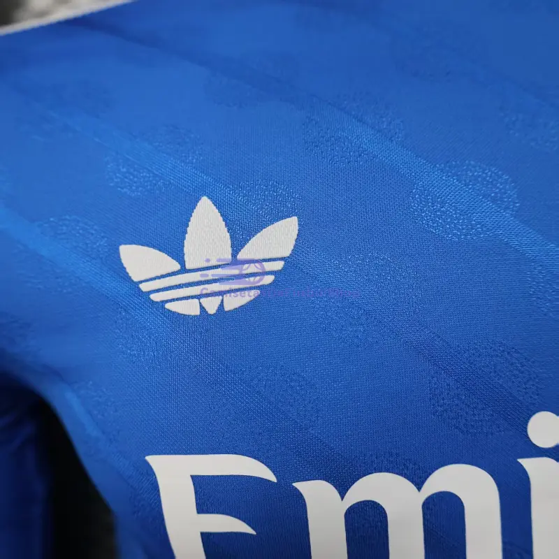 Camiseta Real Madrid 2025/2026 3ª Equipación ML Azul con Parche HP (EDICIÓN JUGADOR)