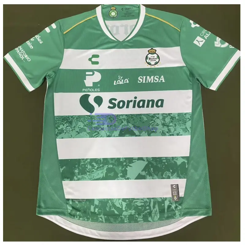 Camiseta Santos Laguna 2025/2026 1ª Equipación Verde/Blanco (EDICIÓN JUGADOR)