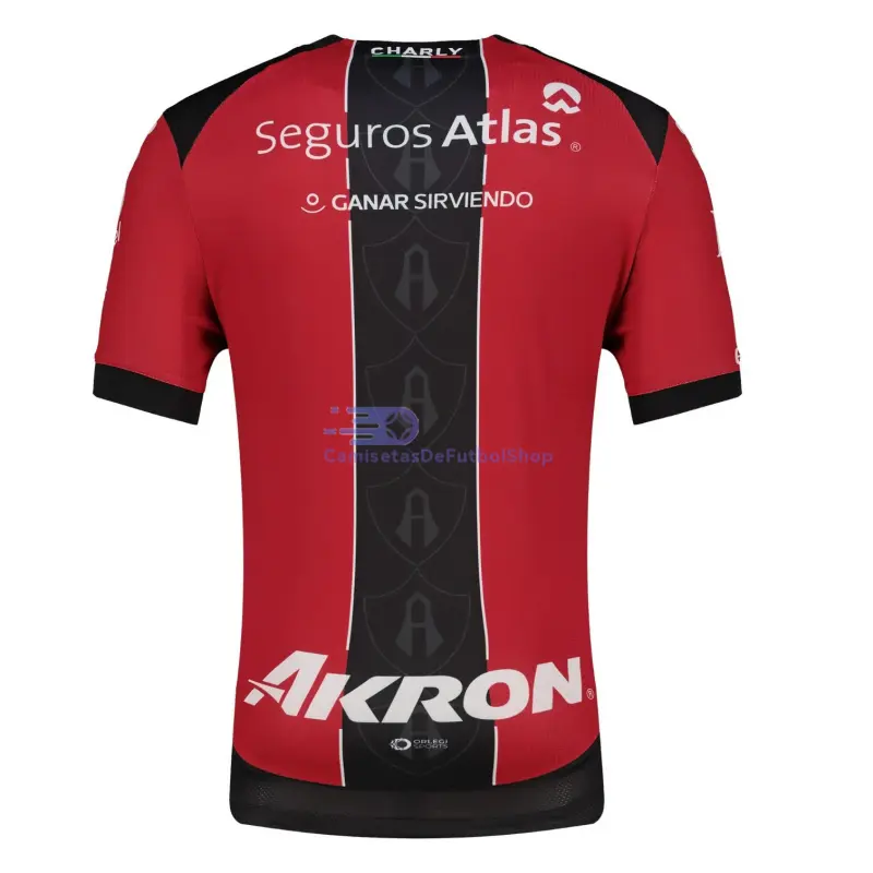 Camiseta Atlas FC 2025/2026 1ª Equipación Rojo/Negro
