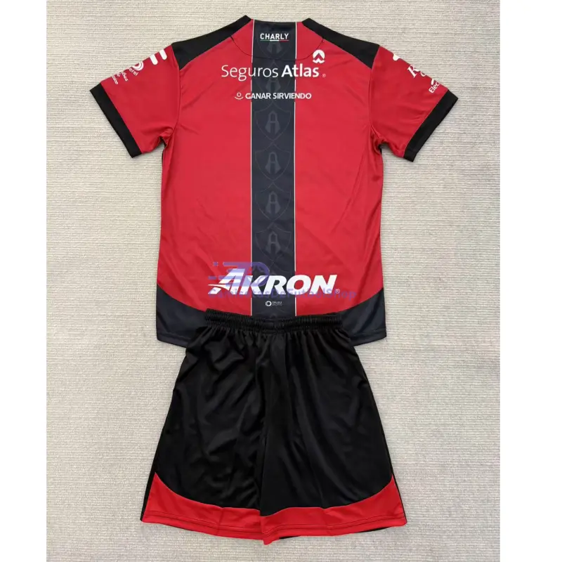 Camiseta Atlas FC 2025/2026 1ª Equipación Rojo/Negro Niño Kit