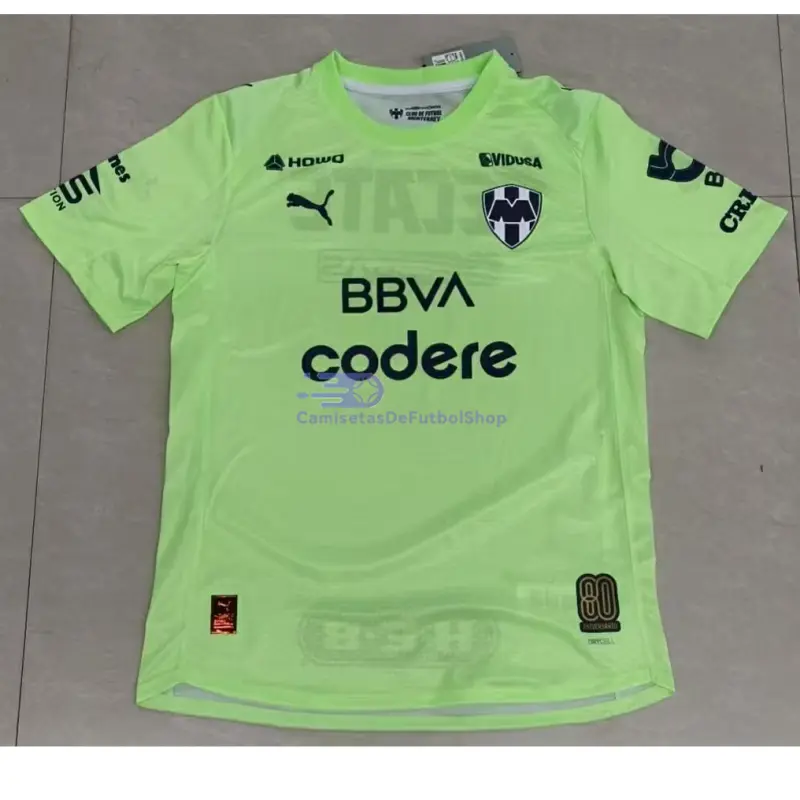 Camiseta de Portero Monterrey 2025/2026 Verde (EDICIÓN JUGADOR)