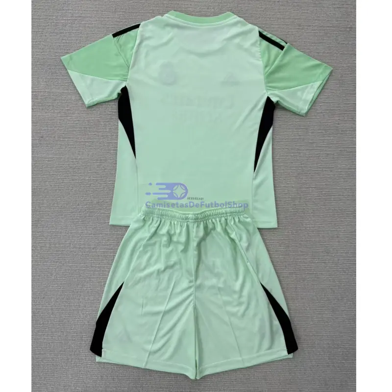 Camiseta de Portero Real Madrid 2025/2026 Verde con Parche HP