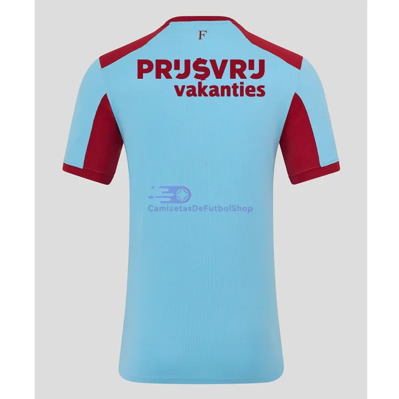Camiseta Feyenoord 2025/2026 3ª Equipación Azul Cielo/Rojo