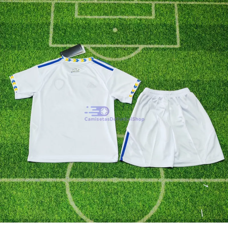 Camiseta Leeds United 2025/2026 1ª Equipación Blanco Niño Kit