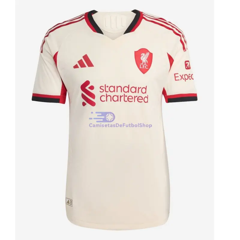 Camiseta Liverpool 2025/2026 2ª Equipación Blanco