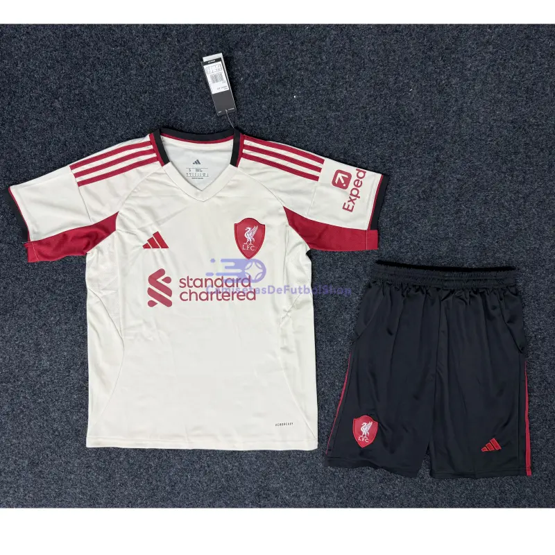 Camiseta Liverpool 2025/2026 2ª Equipación Blanco