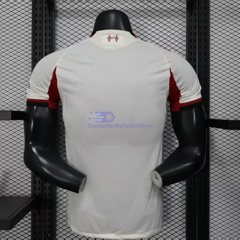 Camiseta Liverpool 2025/2026 2ª Equipación Blanco (EDICIÓN JUGADOR)