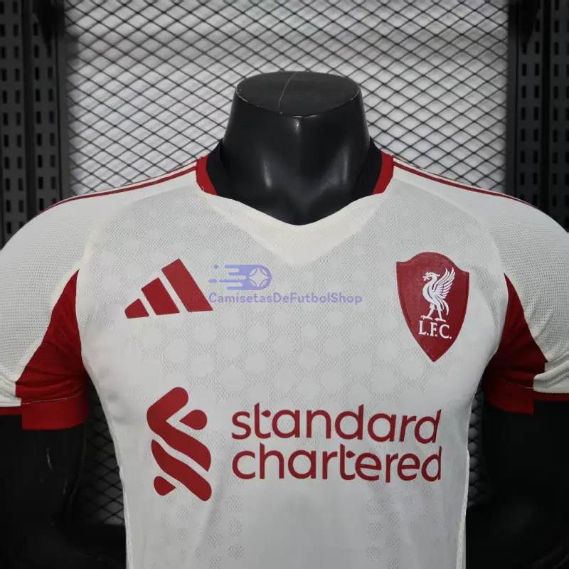 Camiseta Liverpool 2025/2026 2ª Equipación Blanco (EDICIÓN JUGADOR)