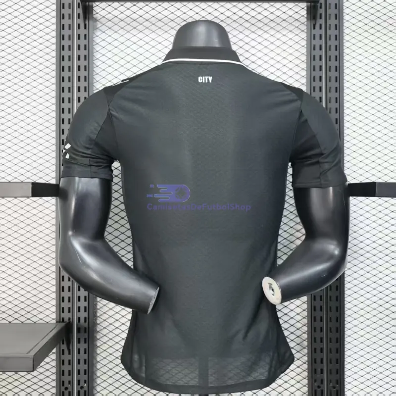 Camiseta Manchester City 2025/2026 2ª Equipación Negro (EDICIÓN JUGADOR)