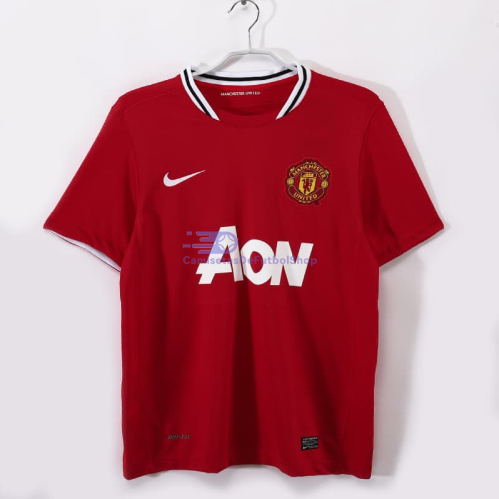Camiseta Manchester United 2011/12 1ª Equipación Retro Rojo