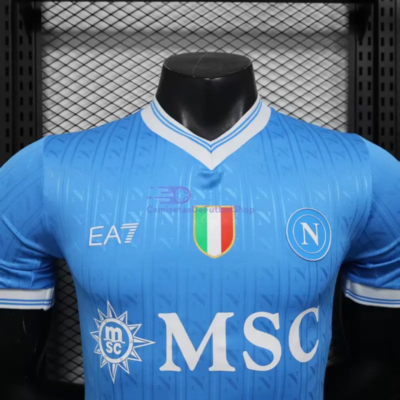 Camiseta Napoli 2025/2026 1ª Equipación Azul (EDICIÓN JUGADOR)