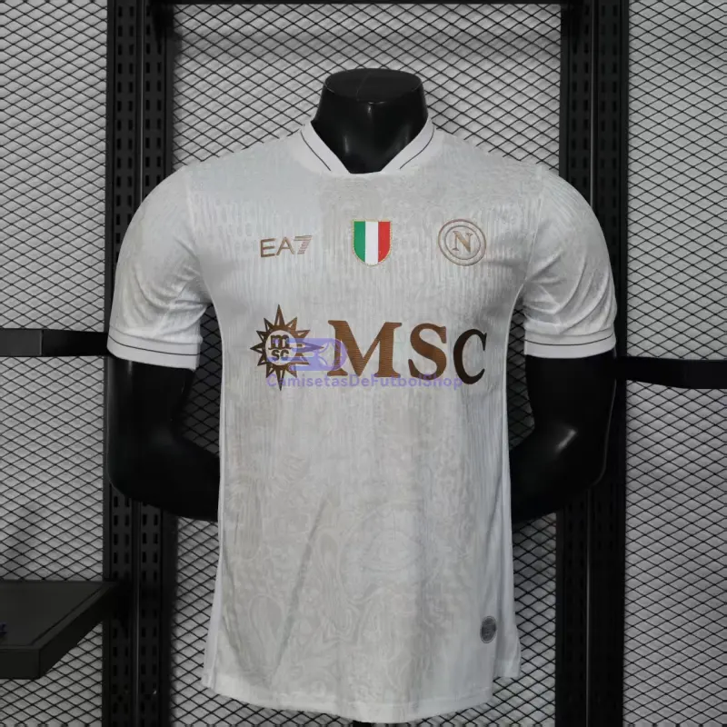 Camiseta Napoli 2025/2026 2ª Equipación Blanco (EDICIÓN JUGADOR)