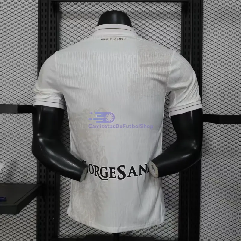 Camiseta Napoli 2025/2026 2ª Equipación Blanco (EDICIÓN JUGADOR)