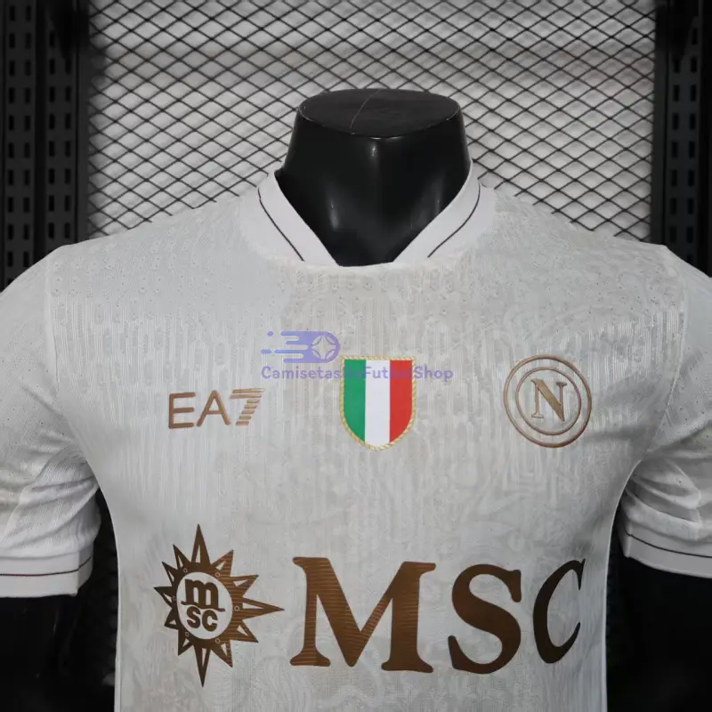 Camiseta Napoli 2025/2026 2ª Equipación Blanco (EDICIÓN JUGADOR)