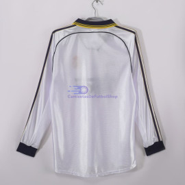 Camiseta Real Madrid 1998/00 1ª Equipación Retro ML Blanco