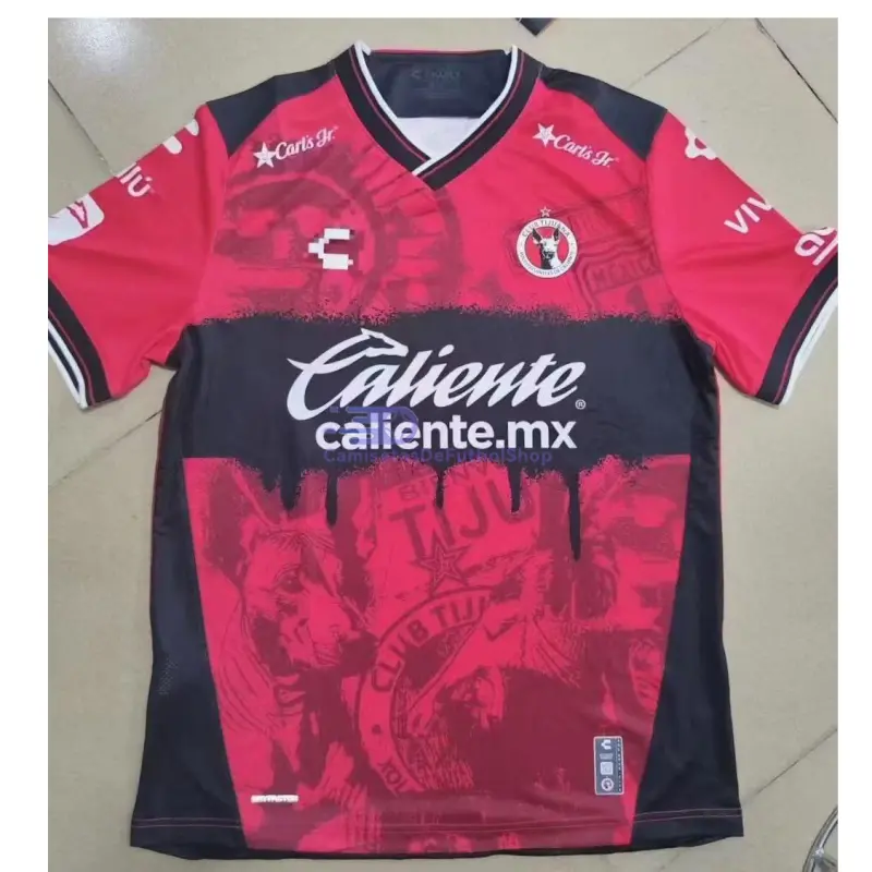 Camiseta Tijuana 2025/2026 1ª Equipación Rojo (EDICIÓN JUGADOR)
