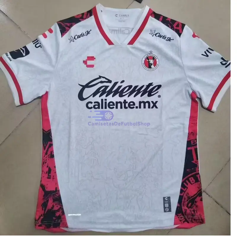 Camiseta Tijuana 2025/2026 2ª Equipación Blanco (EDICIÓN JUGADOR)