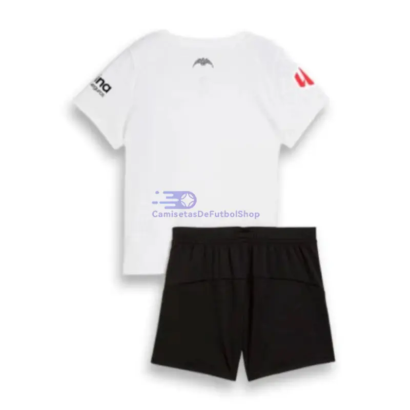 Camiseta Valencia 2025/2026 1ª Equipación Blanco Niño Kit