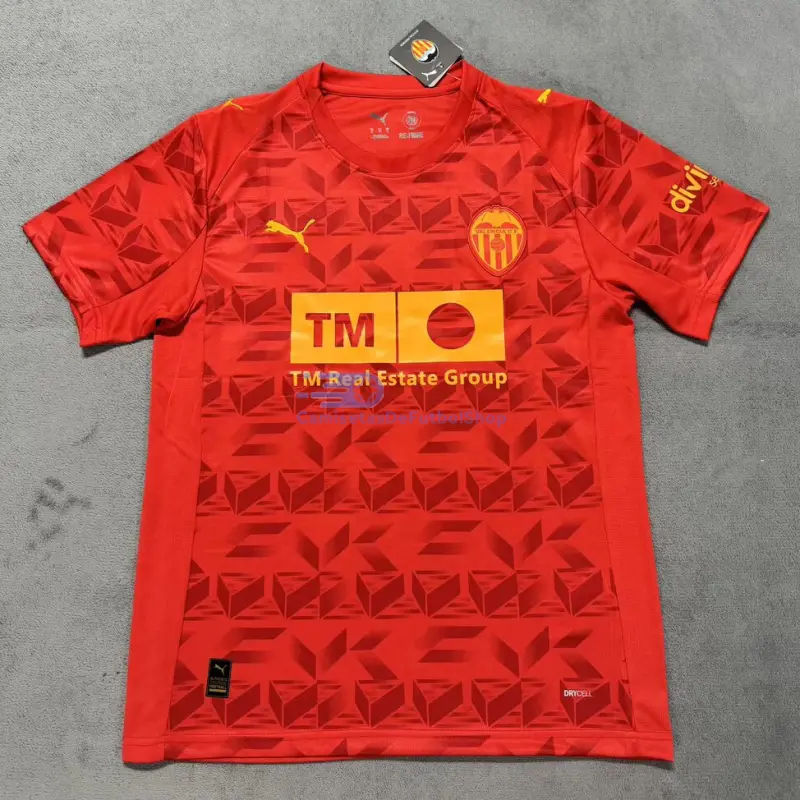 Camiseta Valencia 2025/2026 2ª Equipación Rojo