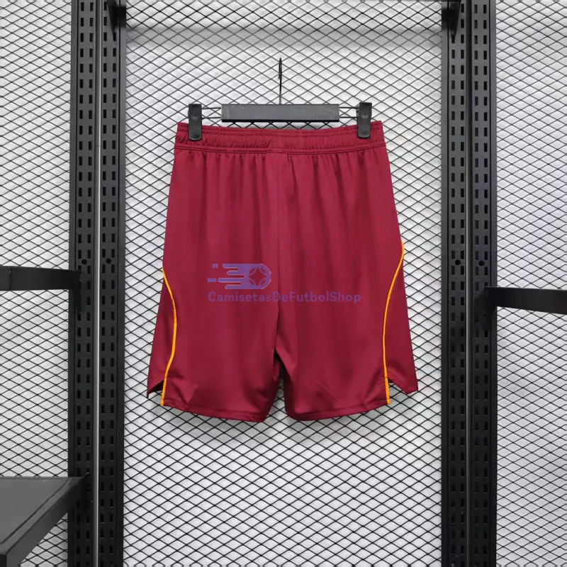 Pantalón Corto AS Roma 2025/2026 1ª Equipación Rojo (EDICIÓN JUGADOR)