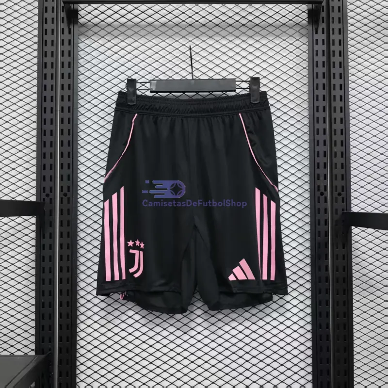 Pantalón Corto Juventus 2025/2026 1ª Equipación Negro (EDICIÓN JUGADOR)